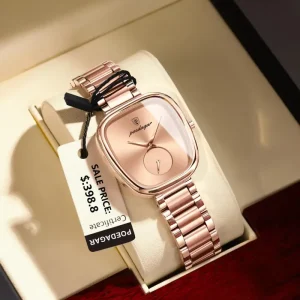 783 Luxury Elegant Waterproof Stainless Steel Quartz Women’s Wristwatch Relojes