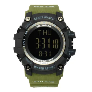 8014 OEM Men’s LED Digital Sports Watch Business Fitness Multifunctional Fashion Watch Outdoor Waterproof Relojes