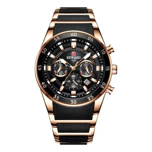 81011 Big Dial Men’s Watch Top Luxury Sport Waterproof Chronograph Quartz Automatic Wristwatch