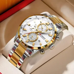 8445 Casual Quartz Watches Luxury Wrist Watch Man Clock Fashion Reloj Chronograph Wristwatch for Men Male