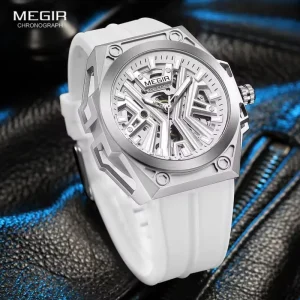 8603 8603G Mechanical Sport Watch for Men Hollow Out Automatic Wristwatch Luminous Waterproof