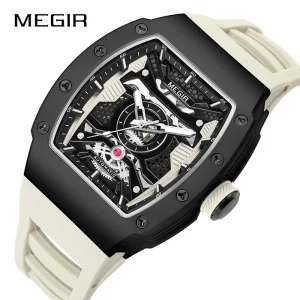 8604 Automatic Watches Luxury Hollow Dial 30M Waterproof Luminous Men Watch Fashion Waterproof Mechanical Wristwatch