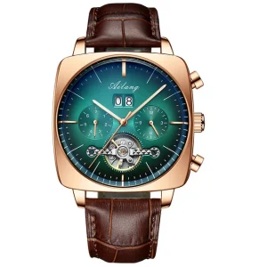 8655 Square Case Men’s Mechanical Watch Luxury Tourbillon Waterproof Automatic Watch
