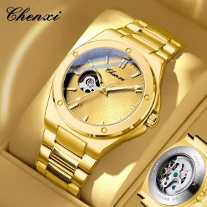 8861 Men’s Mechanical Watch Automatic Mechanical Timepiece Stylish Luminous Water Resistant Men’s Wristwatch