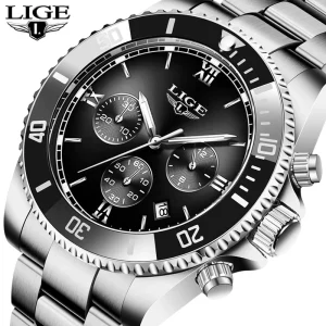 8913 Men’s 30ATM Waterproof Quartz Watch, Date, Sport Wristwatch