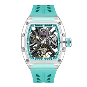 9-195G-11 Tourbillon Automatic Mechanical Men’s Watch with K9 Glass Dial