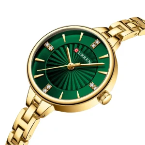 9097L Fashion Women’s Watch 9097 Female Waterproof Relogio Feminino Ladies Creative Steel Women Bracelet Watch