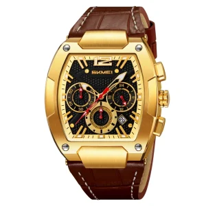 9357 Men’s Watch Chronograph Calendar Luminous Features 30M Waterproof Luxury Quartz Movement OEM Watch