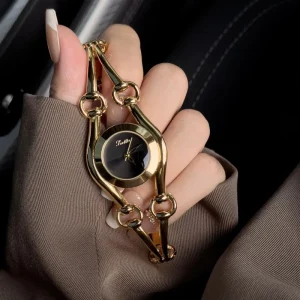 9737 Women’s Waterproof Quartz Watch Stainless Steel Band Fashionable Ladies Wristwatch