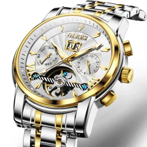 9965 OEM ODM Customizable Watch Logo Stainless Steel Wristwatches Men Waterproof Mens Wrist Automatic Mechanical Watch