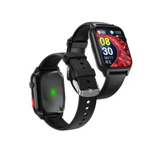AI Life Health Emergency Alert Watch T1 Pro LTE NFC AMOLED Square Display Blood Oxygen Monitoring Heart Rate Silicone