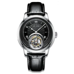 AILANG Real Tourbillon Mechanical Men’s Luxury Business Automatic Watch Stainless Steel Sapphire Waterproof OEM