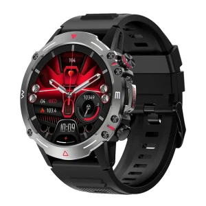 AMOLED Smartwatch for Men Sports Watch BT Calling 1.43 Inch Screen IP68 Waterproof HK87 NFC Smart Watches