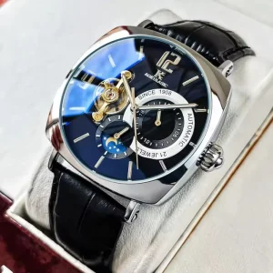 AOKULASIC Man Classic Mechanical Watches Luxury Business Automatic Watch for Men Sport Waterproof Luminous Dial Leather Clock