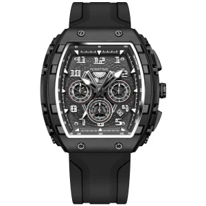 Alloy Men’s Watch Multi Function Quartz Movement Wristwatch High End Business Fashion Waterproof