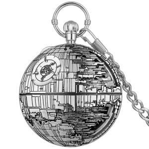 American War Movie Music Steampunk Pocket Watch Melody Music Box Clock Quartz Pendant Flip Cover Children’s Watch Gift