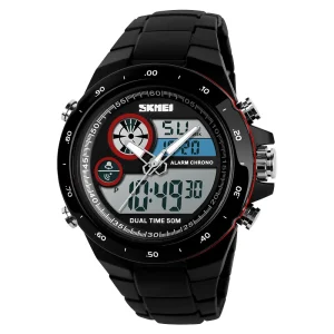 Analog Shockproof Wristwatch OEM Waterproof WR50m Manual Digital Wrist Watch 1429