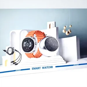 Android Sport Smart Watch Set BT Calling Heart Rate Monitor Sports Pedometer IPS Silicone Band IP67 Life Waterproof