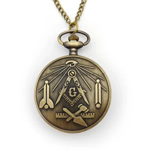 Antique Masonic Pocket Watch Flip Over Masonic Logo Pocket Watch