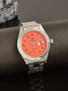 Arabic Large Dial Men’s Quartz Wrist Watch Business Simple Glass Luxury Classic Analog for Office Wear