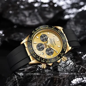 Authentic Classic Ditong Automatic Mechanical Business Watch with Luminous Hands and Multi Function Calendar