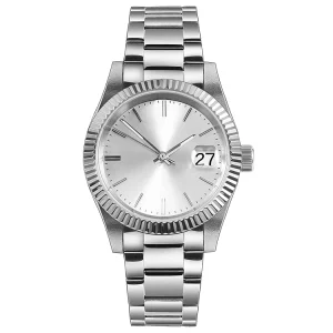 Automatic 30bar Water Resistant Diver Analog Glass Dial Unisex Casual Luxury Stainless Steel Watch 20mm
