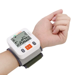 Automatic BP Machine Cuff Wrist Digital Blood Pressure Monitor With Pulse Rate And Irregular Heartbeat