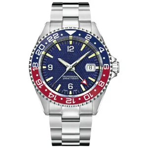 Automatic Diving Men’s Wrist Watch 200 Meters Waterproof Miyota 9075 NH34 Movement GMT Watch