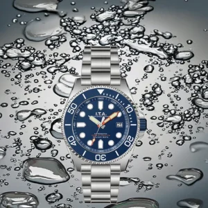 Automatic LED Watch with Stainless Steel Case Back Band Analog Dial Display Water-Resistant ODM Supply