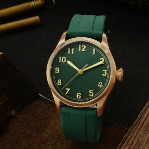 Automatic Mechanical Diver’s Watch for Men 42mm CuSn8 Bronze Sapphire Waterproof 200m Luminous Pointer