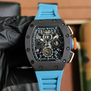 Automatic Mechanical Men Wristwatch Luxury Chronograph GMT Skeleton Waterproof Fashion Sports Watch