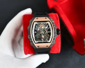Automatic Mechanical Men Wristwatch Skeleton Waterproof Carbon Fiber Fashion Sports Classic Wrist Watch