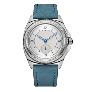 Automatic Mechanical Mens Watch 41mm Sterile Dial 22mm Band Width Water Resistant Analog Dial Crystal Leather Strap