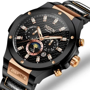 Automatic Mechanical Men’s Watch Multi function Day and Date Luminescent Fashionable Sports Wristwatch Model 9901