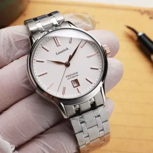 Automatic Mechanical Watch, Customizable Logo, Stainless Steel Band, Sapphire Crystal, Box Included