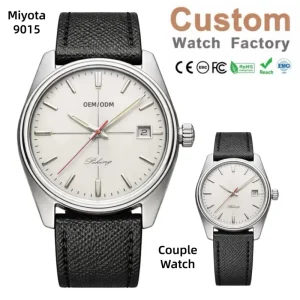 Automatic Mechanical Watch Miyota 9015 Couple Watches Sapphire Crystal Custom Logo OEM Luxury Business Dress Watch