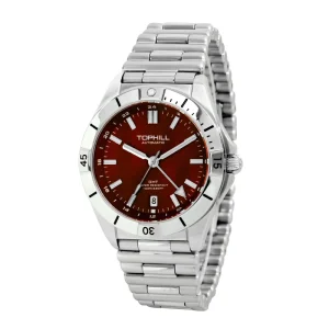 Automatic Mechanical Watch Stainless Steel Retro Dial with Date Function