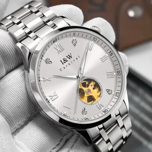 Automatic Mechanical Watch Water Resistant Stainless Steel 30m Hollow
