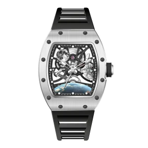 Automatic Movement Mechanical Wrist Watches Men Hollow Design Waterproof Watch Custom Logo Automatic Watches