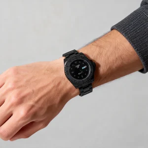 Automatic Movement Waterproof Men’s Stainless Steel Strap Black Mechanical Watch