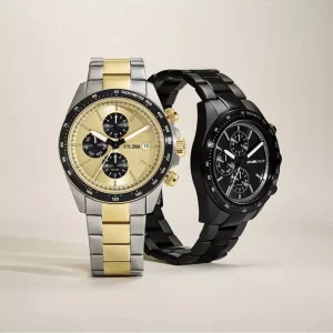 Automatic Quartz Chronograph Watch Stainless Steel Watch Leather Watch Waterproof
