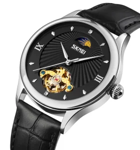 Automatic Stainless Steel Mechanical Watch Wristwatch 9251