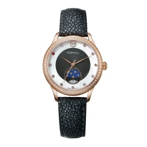 Automatic Watch Stainless Steel Mechanical Wrist Watches Women Clock