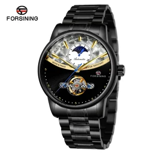 Automatic Watch, Water Resistant, Moon Phase, Men’s Watch