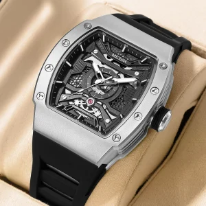 Automatic Watches Luxury Hollow Dial 30M Waterproof Luminous Men’s Mechanical Wristwatch