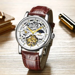 Automatic Waterproof Men’s Sports Watch Custom Logo Factory Direct Men Mechanical Wristwatch