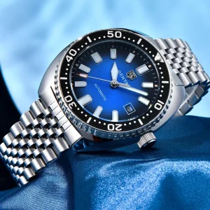 BENYAR BY 5211 Men’s Luxury Mechanical Watch Stainless Steel Automatic Perpetual Calendar 50M Water Resistant Sport 20mm Charm