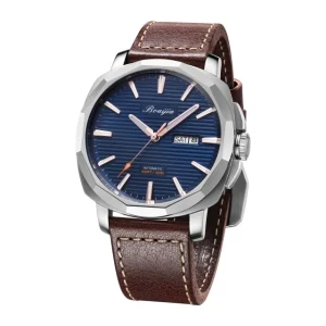 BURRIVA OEM ODM Watch 316L Stainless Steel Sapphire Crystal Super Luminous Italian Leather Strap 10ATM