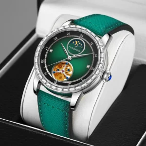 Ball Shape Sport Alarm Watch, Custom Logo, Luxury Men’s Shanghai Automatic Mechanical Alloy Watch