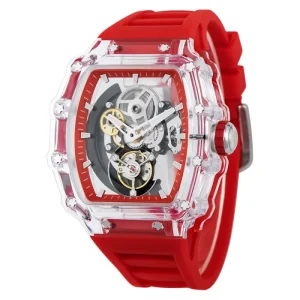 Barrel Design Custom Logo Men Wrist Mechanical Watch Automatic